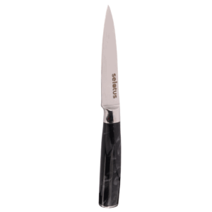 Selotus® Japans Koksmes 9 cm – Professioneel officemes – Vlijmscherp Mes voor Vlees, Vis en Groenten – Past in Messenset of Messenblok – Bruin - Afbeelding 2