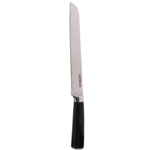 Selotus® Japans Koksmes 33 cm – Professioneel Broodmes – Vlijmscherp Gekarteld Mes voor Brood – Past in Messenset of messenblok – Bruin - Afbeelding 2