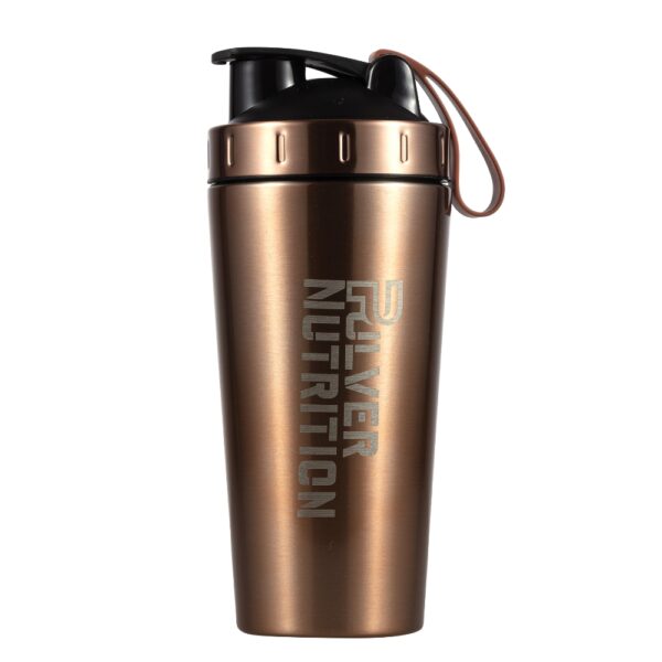 RVS premium shakebeker rosegold voorkant
