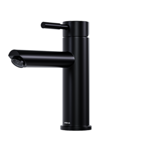 Selotus® - Badkamer & Keuken Kraan Zwart - inclusief aansluitingen - waterbesparende keuken kraan - Wastafel Kraan - RVS - Zwart - Afbeelding 1