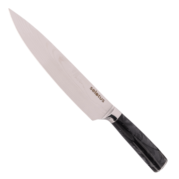 zwart chef's mes schuin TD-0010A